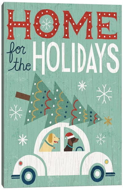 Home For The Holidays Canvas Art Print - Home for the Holidays