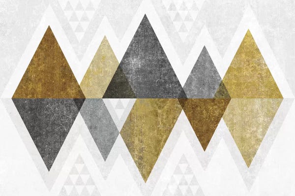 Abstract Shapes & Patterns: Mod Triangles II.B by Michael Mullan