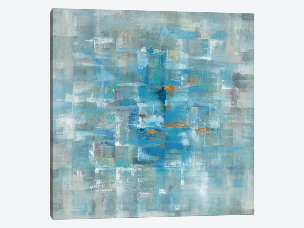 Abstract Squares by Danhui Nai 1-piece Canvas Wall Art