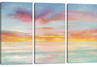 Pastel Sky Canvas Art Print - 3-Piece Decorative Art