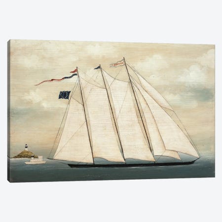 Tall Ship I Canvas Print #WAC4355} by David Carter Brown Canvas Wall Art