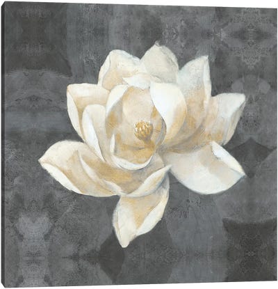 Majestic Magnolia Canvas Art Print - Home Staging Living Room