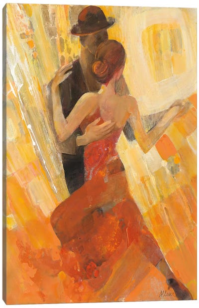 Tango Canvas Art Print - Romantic Bedroom Art