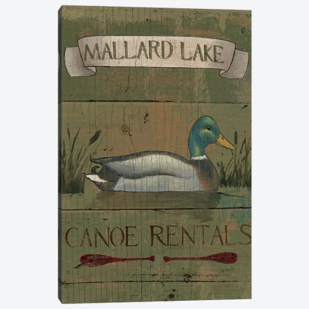 Lodge Signs IV Canvas Print #WAC4433} by James Wiens Canvas Art