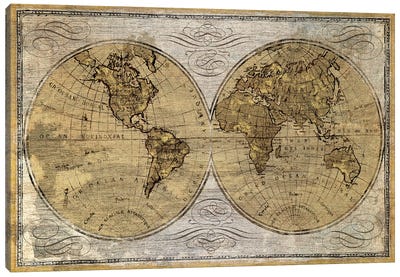 Worldwide I Canvas Art Print - Antique Maps