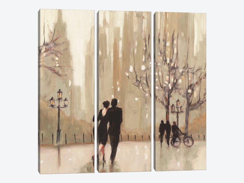 An Evening Out II by Julia Purinton 3-piece Canvas Print