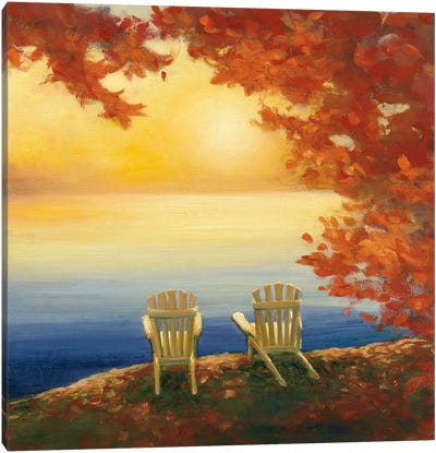Autumn Glow II Canvas Art Print - Coastline Art