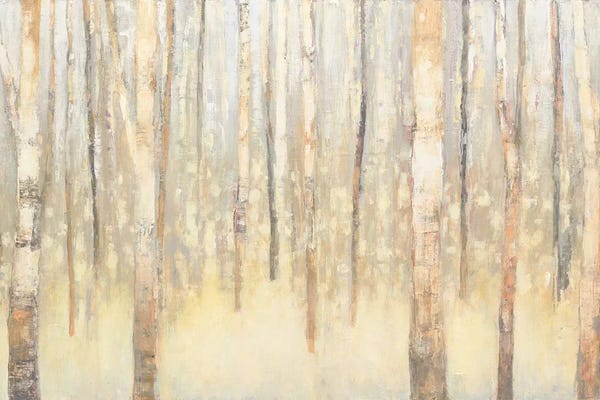 Refreshing Workspace: Birches In Winter I by Julia Purinton