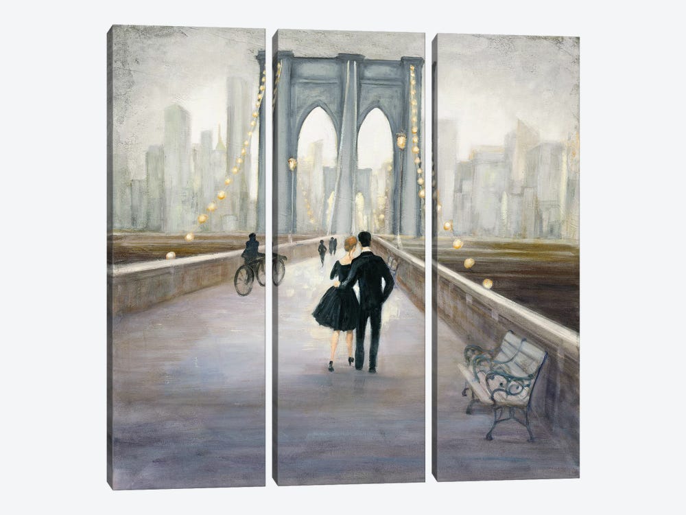 Bridge To New York by Julia Purinton 3-piece Canvas Artwork