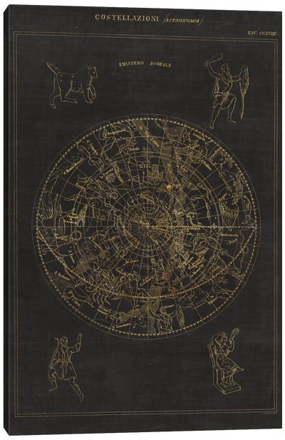 Costellazioni I Canvas Art Print - Celestial Maps