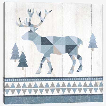 Nordic Geo Lodge Deer IV Canvas Print #WAC4519} by Wild Apple Portfolio Canvas Print