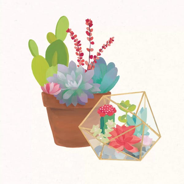 Gardening: Succulent Garden II by Wild Apple Portfolio