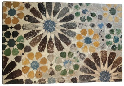 Alhambra Tile I Canvas Art Print - Global Patterns
