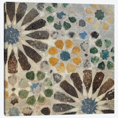 Alhambra Tile II Canvas Print #WAC4551} by Sue Schlabach Canvas Art Print
