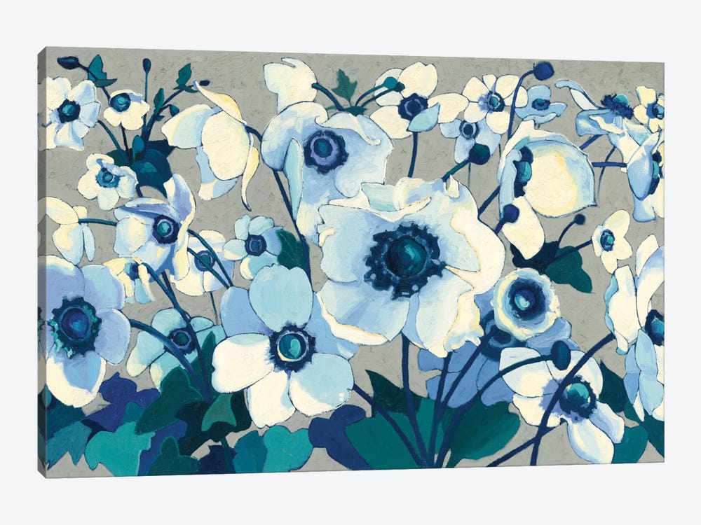 Anemones Japonaises I by Shirley Novak 1-piece Canvas Art Print