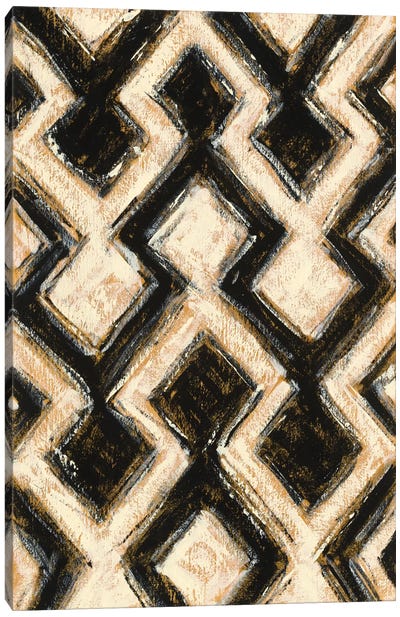 Black And Gold Geometric III Canvas Art Print