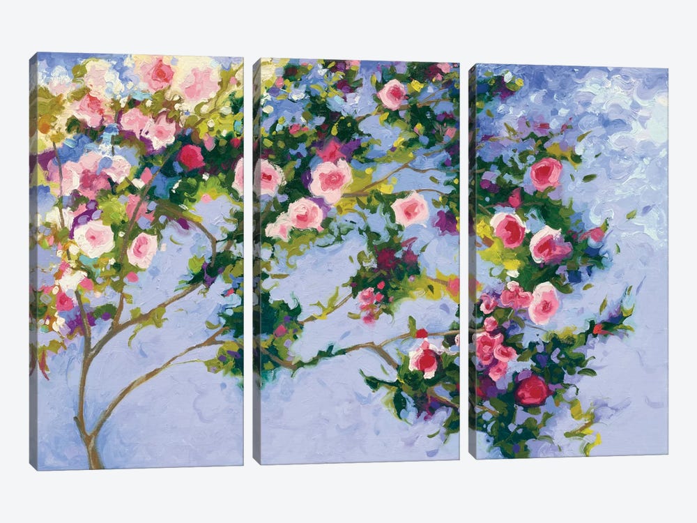 Inspiration (A Homage to Claude Monet) by Shirley Novak 3-piece Art Print