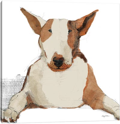 Orpheus Canvas Art Print - Bull Terriers