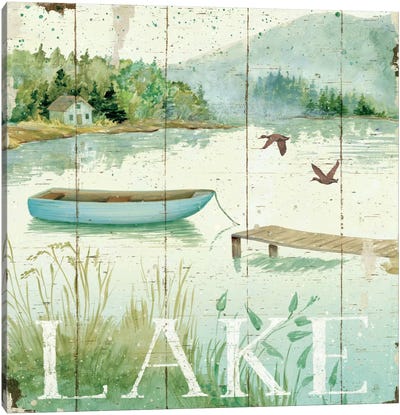 Lakeside II  Canvas Art Print - Daphne Brissonnet