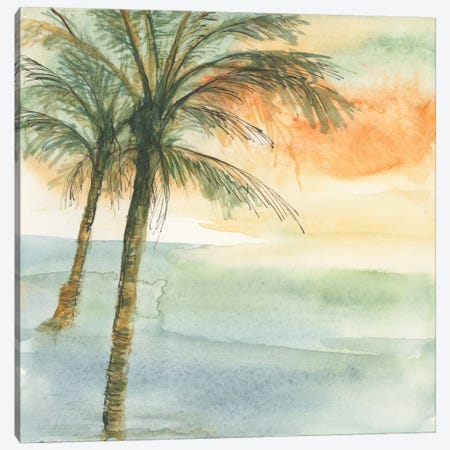 Island Sunset I Canvas Print #WAC4637} by Chris Paschke Art Print