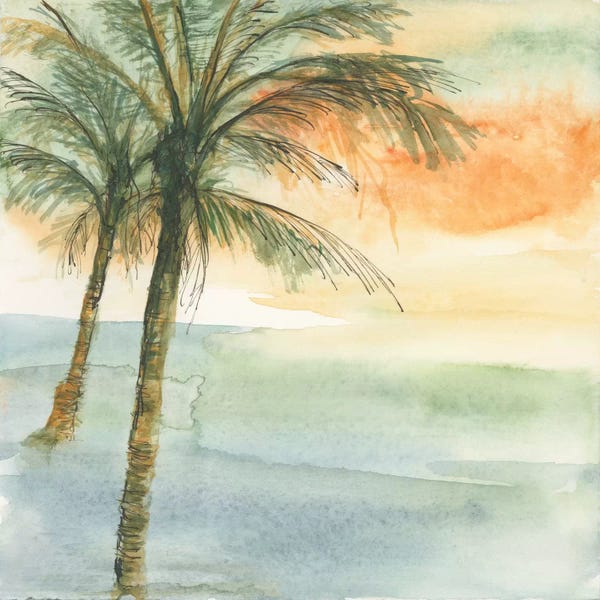 Tropical Beaches: Island Sunset I by Chris Paschke