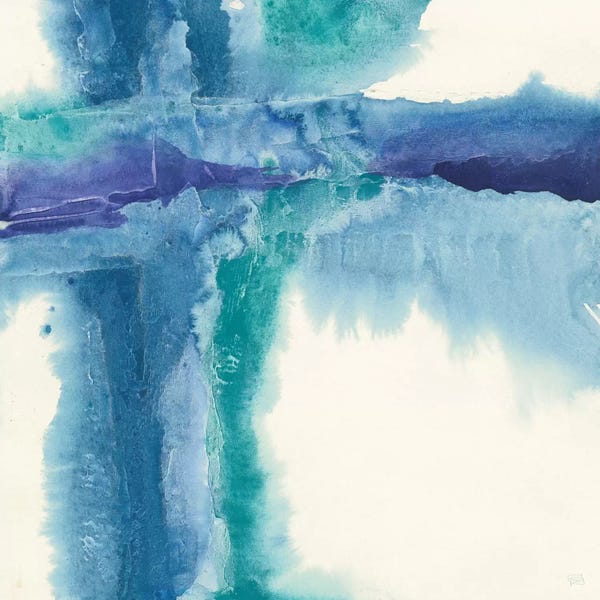 Abstract Bathroom: Jewel Tones I by Chris Paschke