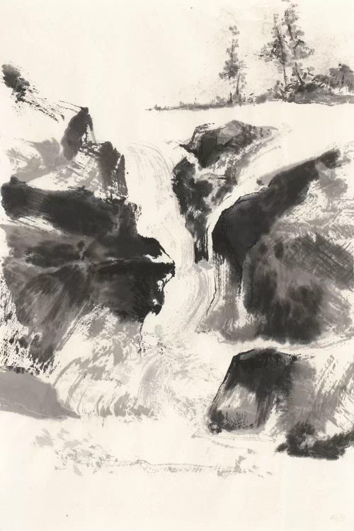 Sumi Waterfall V