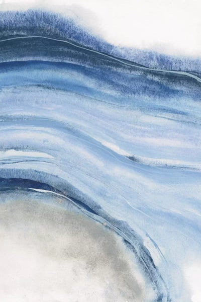 Large Art for Bathroom - Canvas Prints: Watercolor Geode IV by Chris Paschke