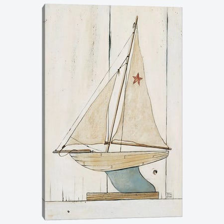 Pond Yacht II Canvas Print #WAC466} by David Carter Brown Canvas Print