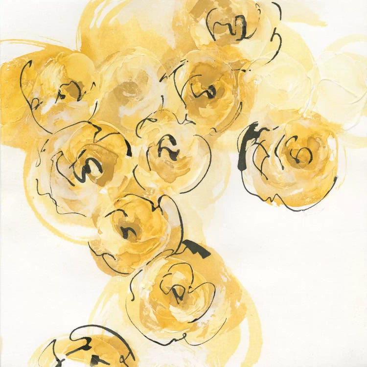 Yellow Roses Anew I by Chris Paschke wall art