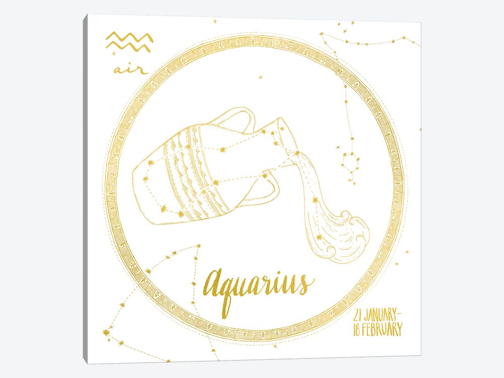Aquarius by Sara Zieve Miller 1-piece Canvas Print