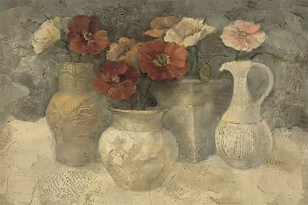 Albena Hristova: Poppies in White by Albena Hristova