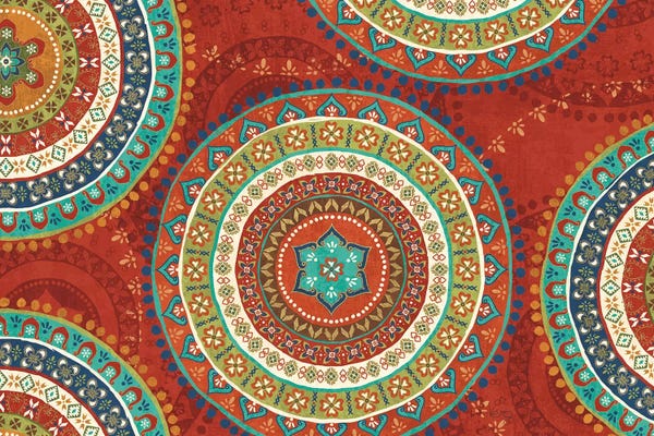 Mandalas: Mexican Fiesta VII by Veronique Charron