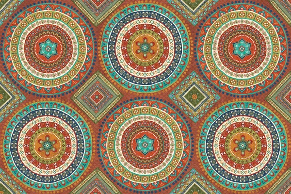 Mandalas: Mexican Fiesta X by Veronique Charron