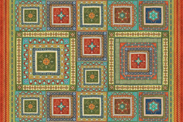 Global Patterns: Mexican Fiesta XI by Veronique Charron