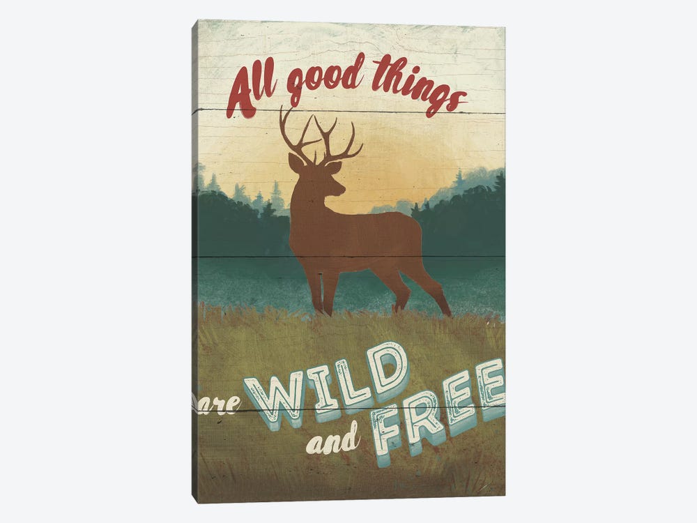 Discover The Wild II 1-piece Canvas Art Print
