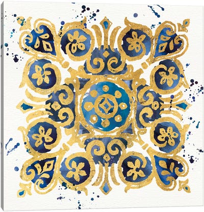 Little Jewels III Canvas Art Print - Damask Patterns