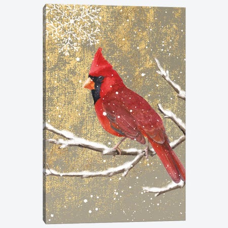 Cardinal I Canvas Print #WAC4760} by Beth Grove Canvas Art