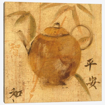 Asian Teapot IV Canvas Print #WAC4767} by Cheri Blum Canvas Print