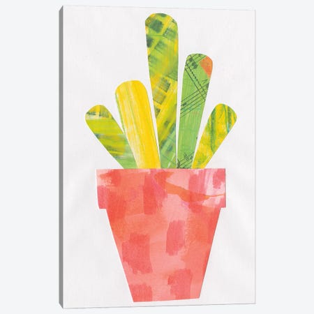 Collage Cactus VI Canvas Print #WAC4811} by Melissa Averinos Canvas Art