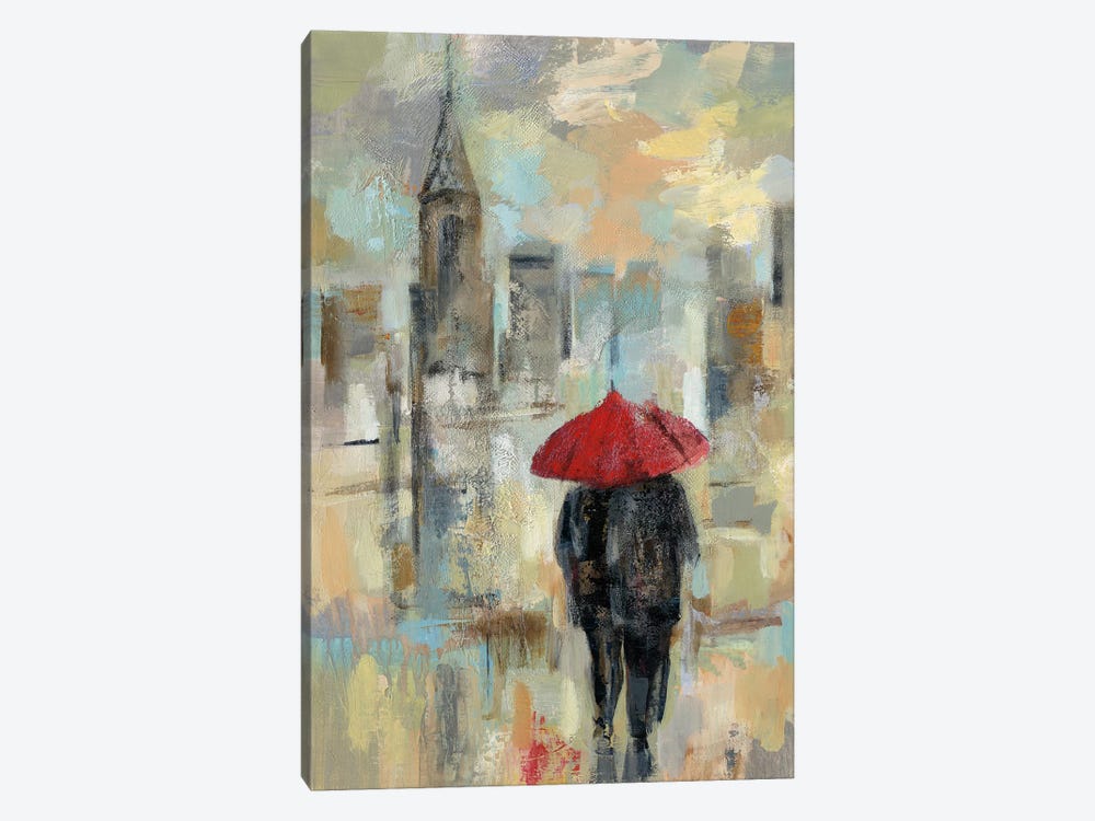 Rain In The City I by Silvia Vassileva 1-piece Canvas Print