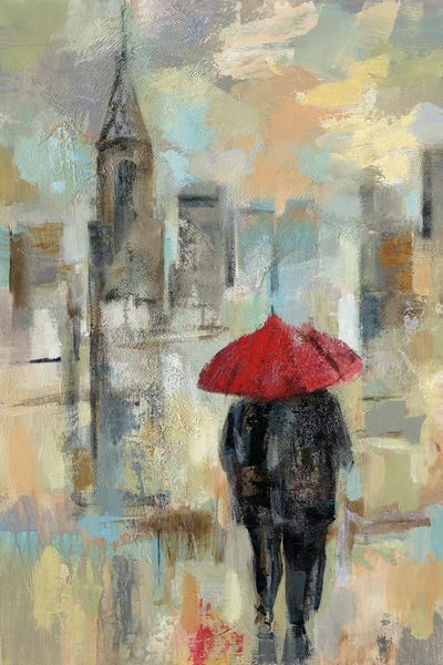 Umbrellas: Rain In The City I by Silvia Vassileva