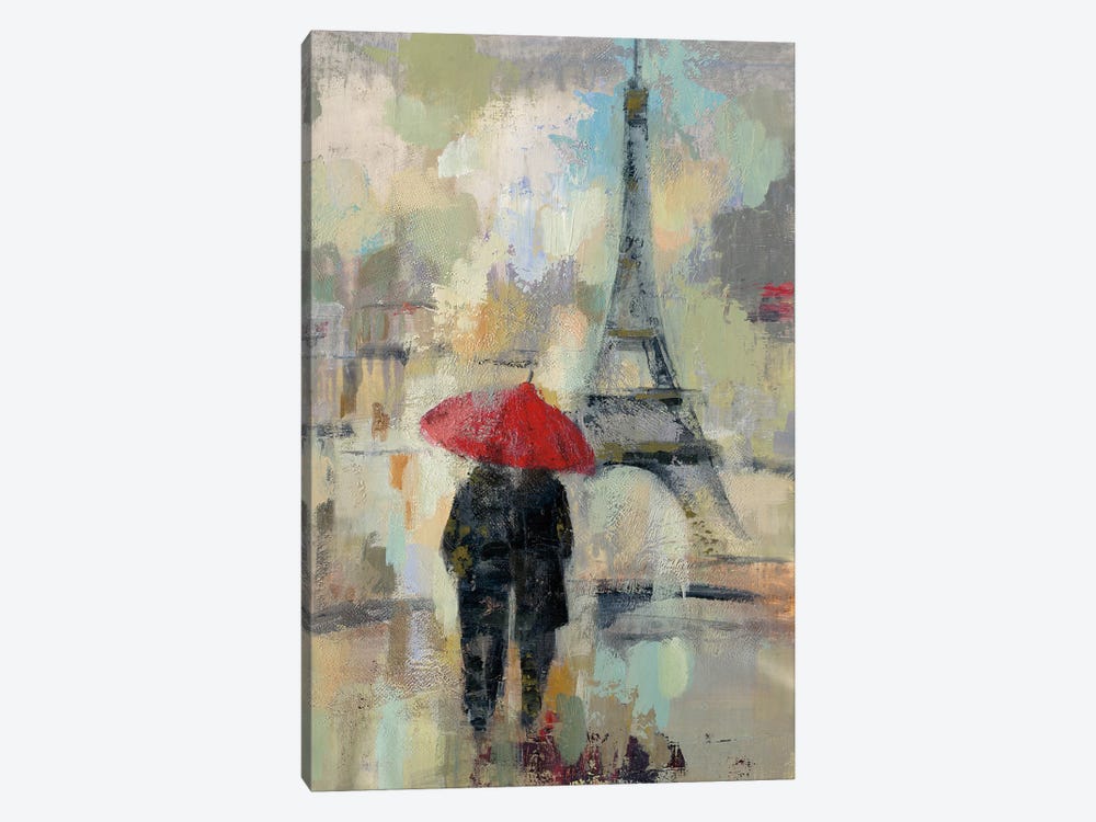 Rain In The City II by Silvia Vassileva 1-piece Canvas Wall Art