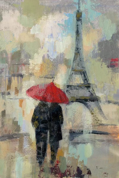 Umbrellas: Rain In The City II by Silvia Vassileva