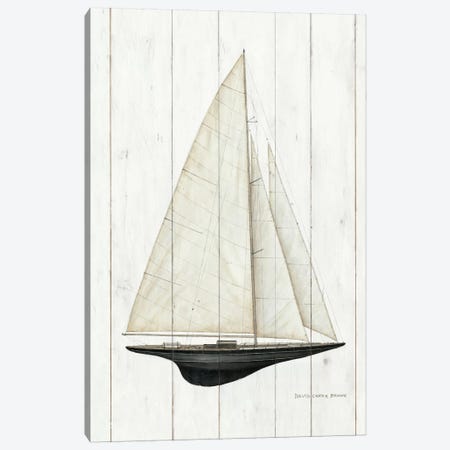 Sailboat II Canvas Print #WAC485} by David Carter Brown Art Print