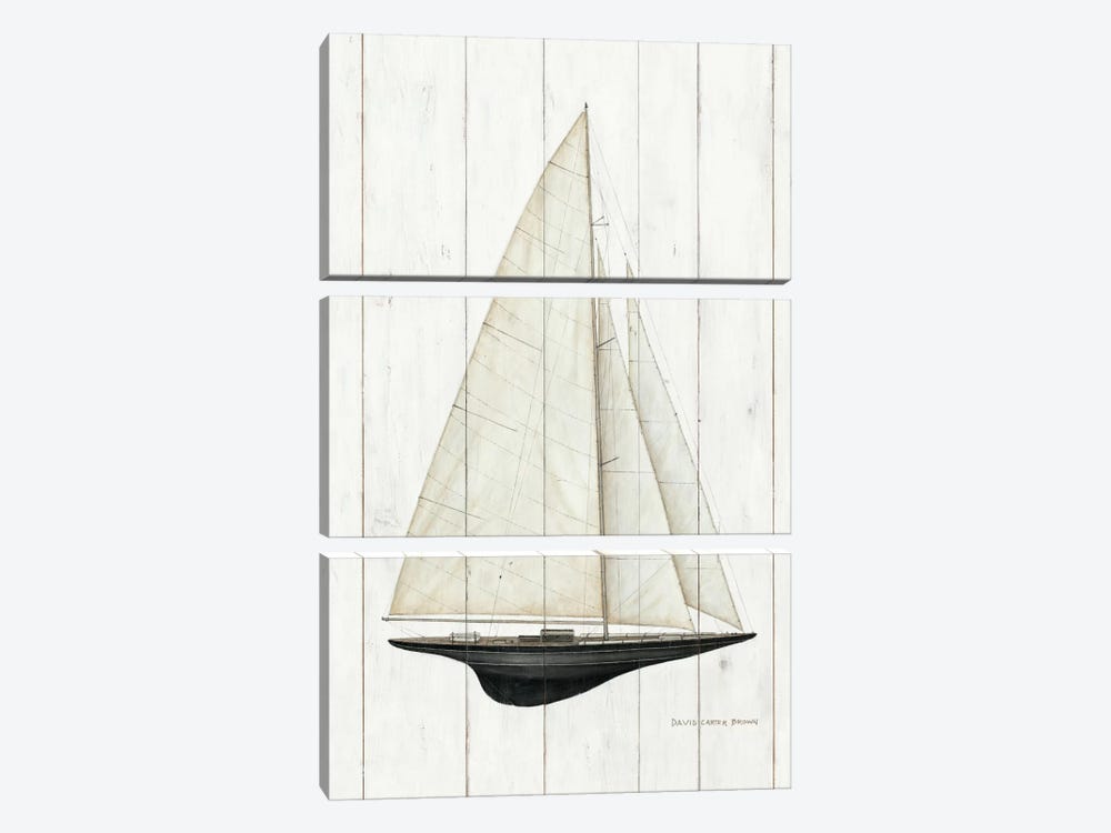 Sailboat II by David Carter Brown 3-piece Canvas Art