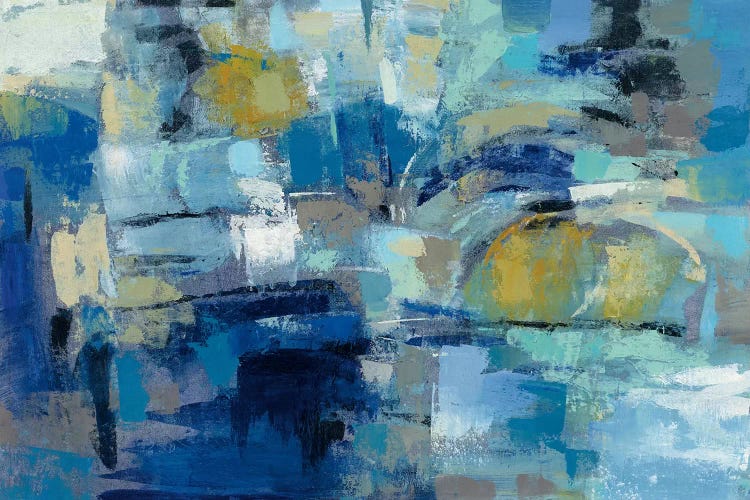 Ultramarine Waves III by Silvia Vassileva canvas print