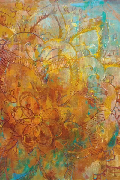 Danhui Nai: Bohemian Abstract Bright I by Danhui Nai