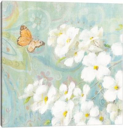 Spring Dream III Canvas Art Print - Monarch Butterflies