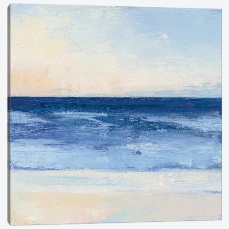 True Blue Ocean II Canvas Print #WAC4898} by Julia Purinton Canvas Art